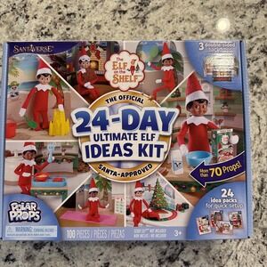 The Elf on the Shelf 24-Day Ultimate Kit Official Elf Accessories with 70+ Props